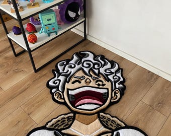 One Piece Luffy Gear 5 Custom Tufted Rug Anime Carpet - Etsy