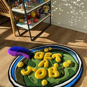 cartoon rug tufted fluffy 3d carpet gift bedroom decor image 5