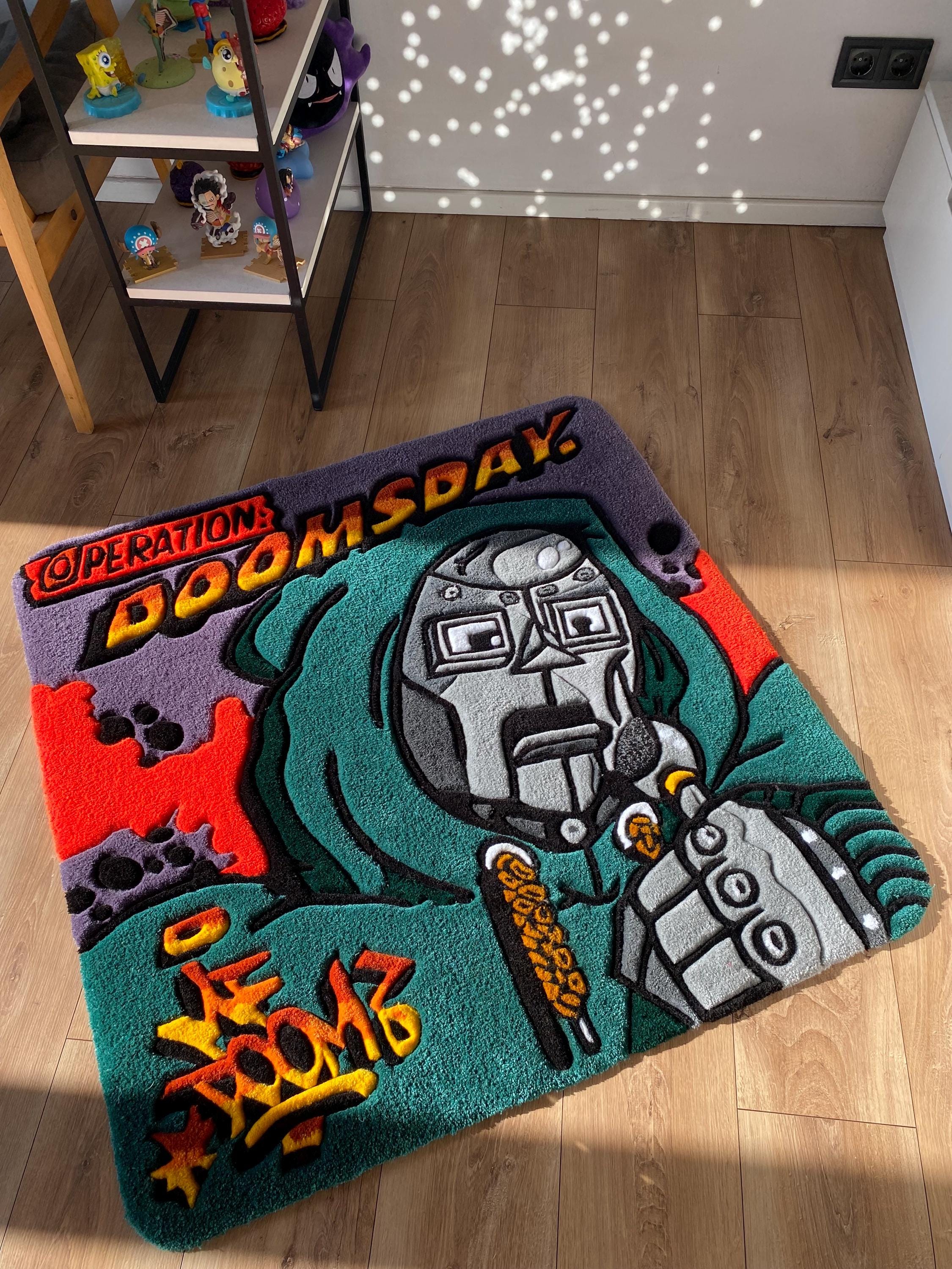 MF Doom Tufted Custom Rug Carpet Handmade Tufting Rug Fluffy Rug 3d Rug ...