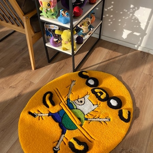 Fluffy Tufted Custom Rug, Cartoon Custom Rug, Bedroom Decor, - Etsy