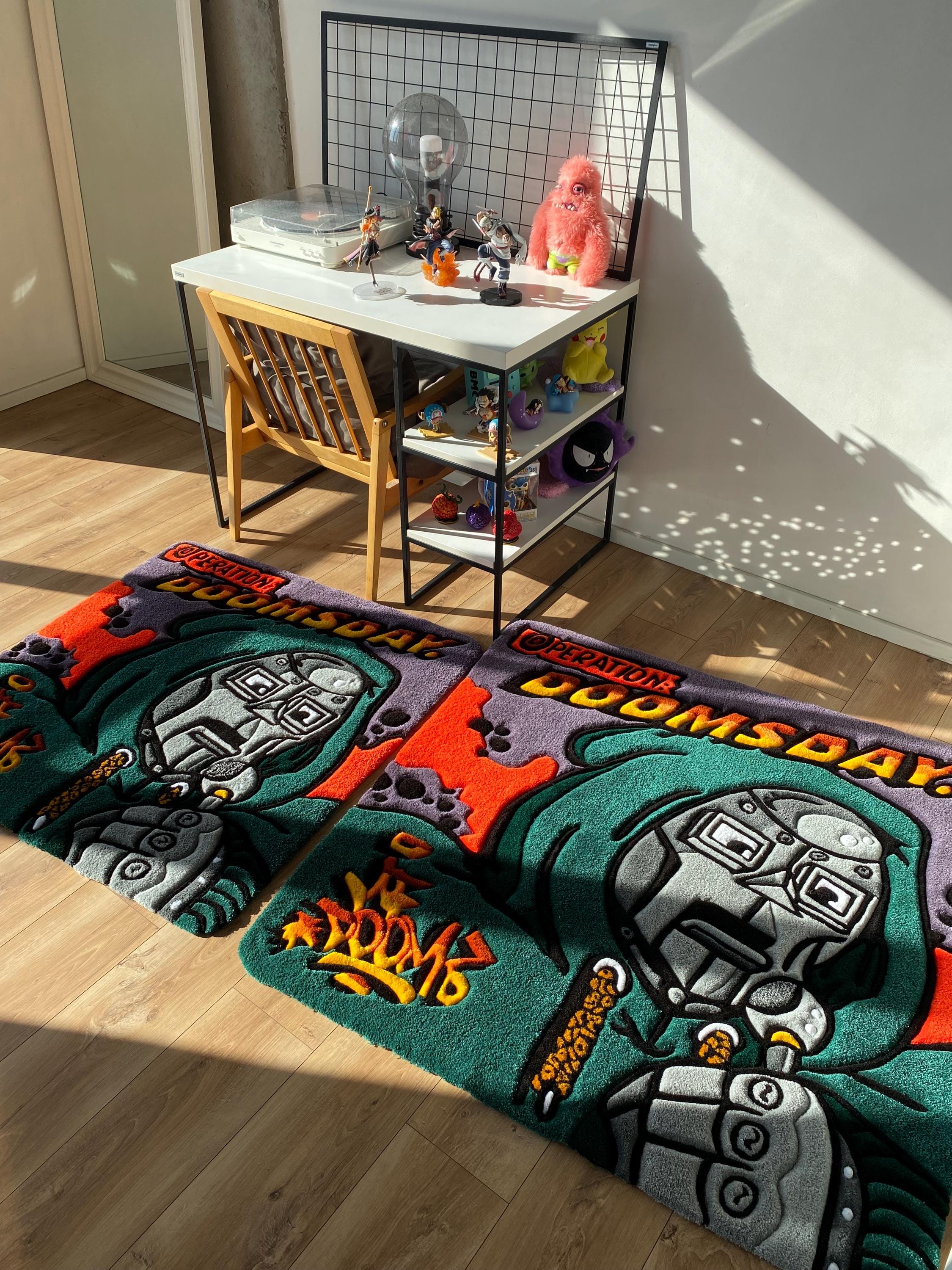 MF Doom タフテッドカスタムラグ カーペット ハンドメイド タフ