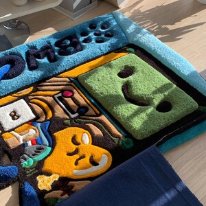 BMO Tufted 3d Custom Rug Fluffy Carpet Adventure Time - Etsy