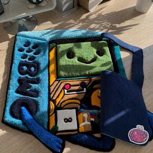 BMO Tufted 3d Custom Rug Fluffy Carpet Adventure Time - Etsy