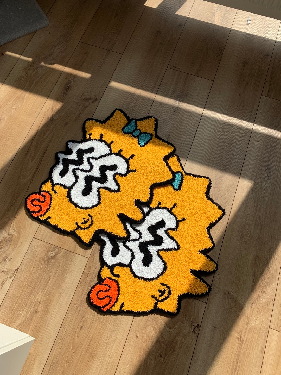 READY to SHIP! Handmade tufted custom rug lsd