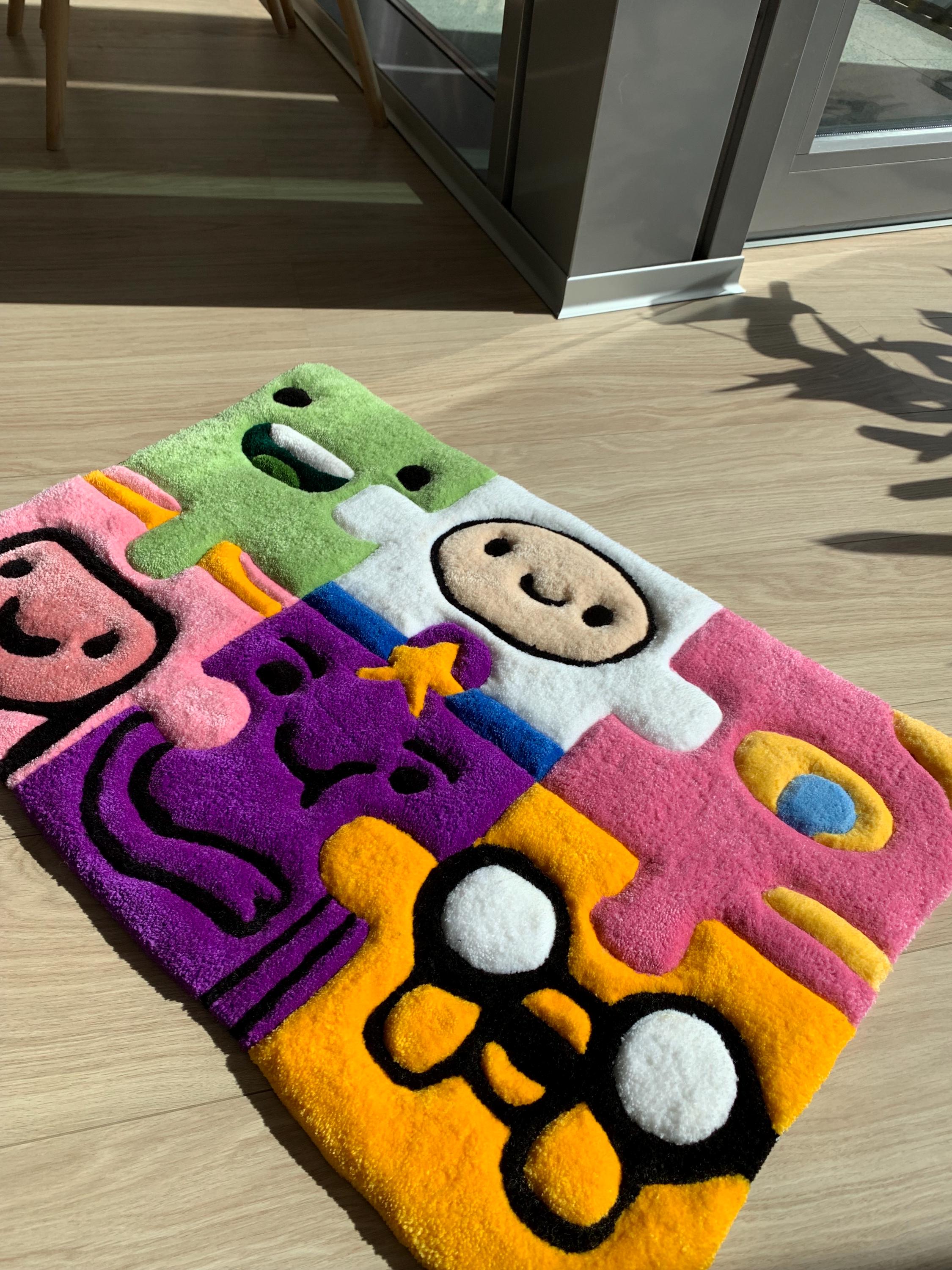Tappeto a tema safari, tappeto rotondo a forma di leone, tappeto da gioco safari per la