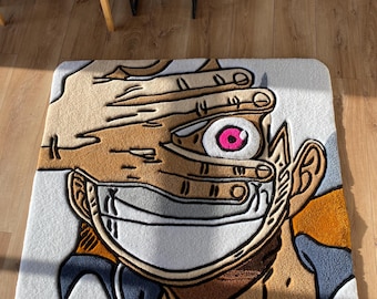 One Piece Luffy Gear 5 Custom Tufted Rug Anime Carpet - Etsy
