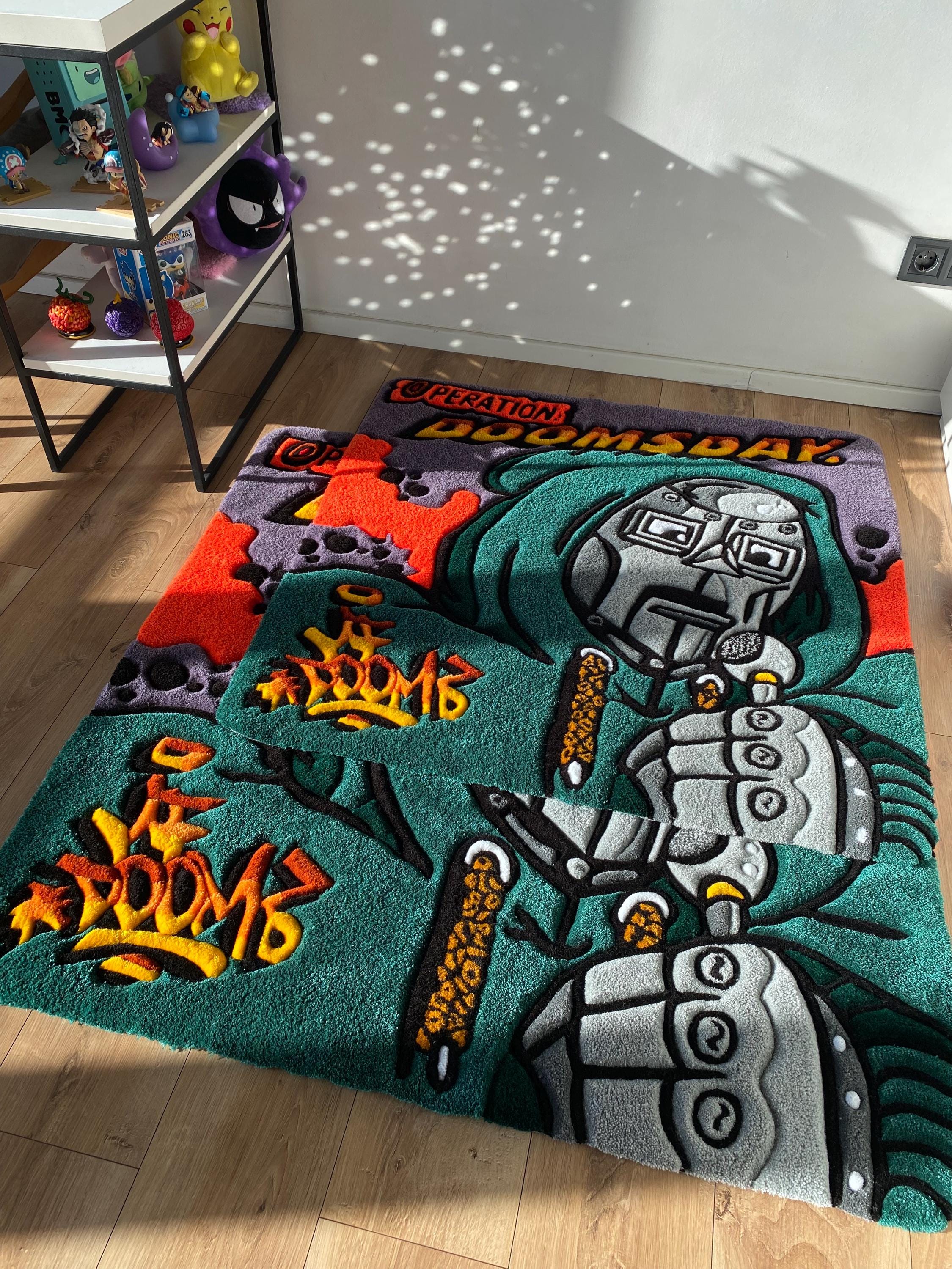 MF Doom タフテッドカスタムラグ カーペット ハンドメイド タフ