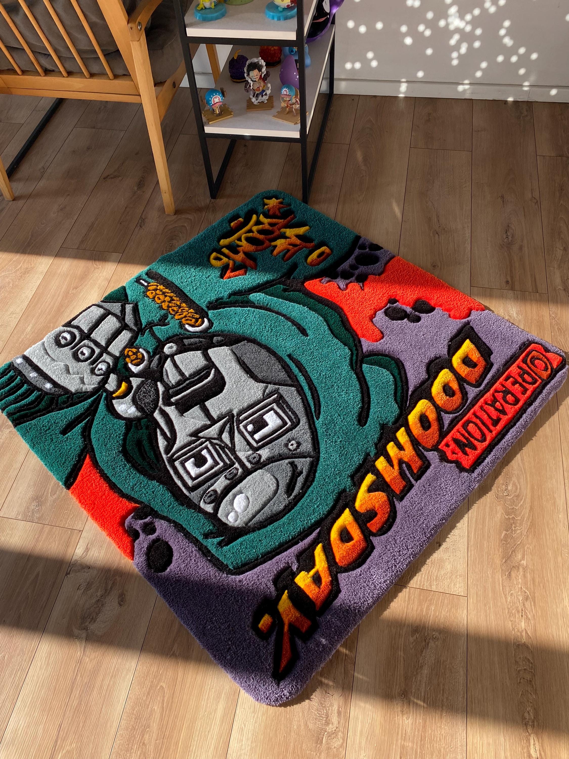 MF Doom タフテッドカスタムラグ カーペット ハンドメイド タフ