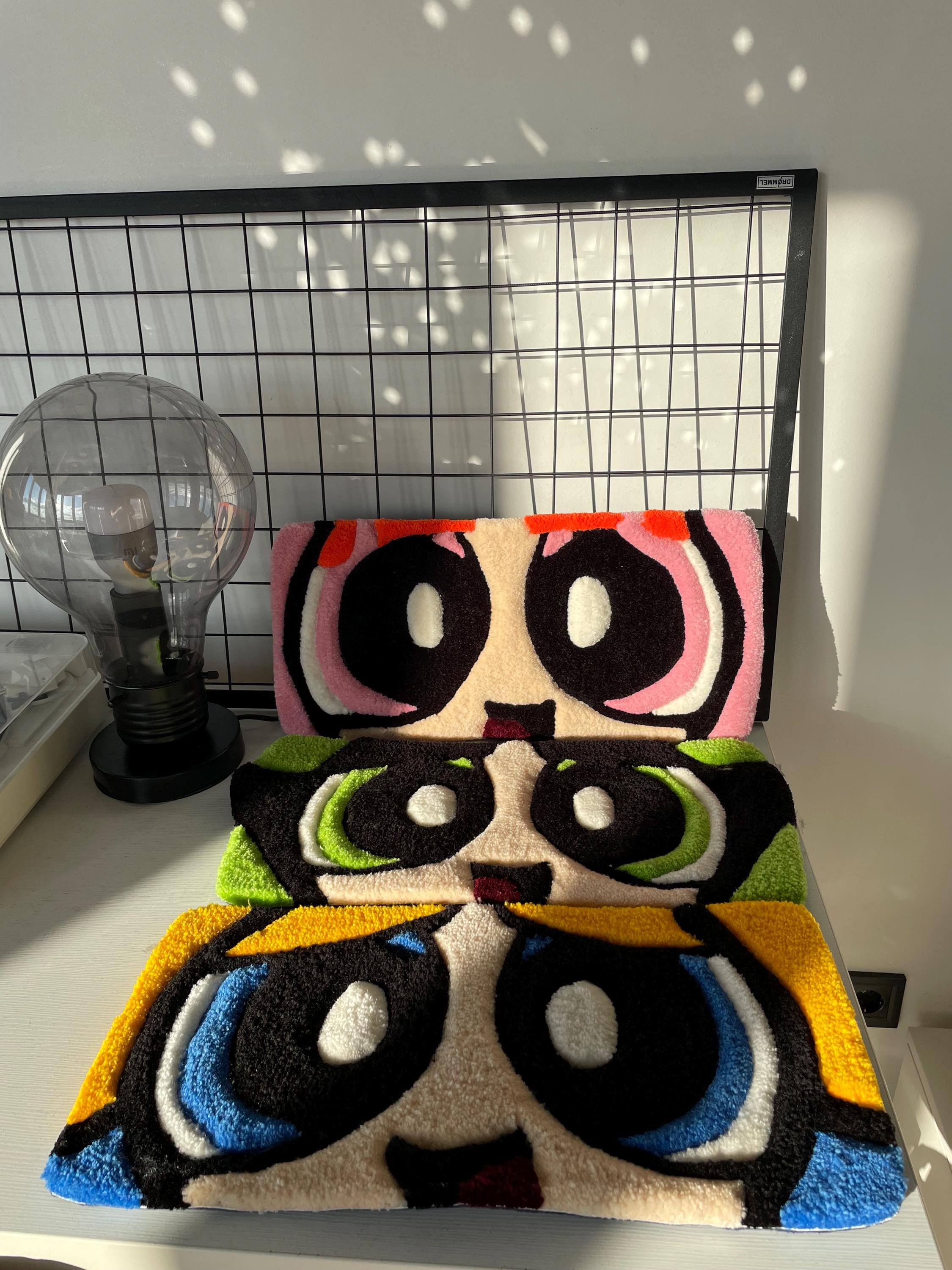 BOKK キャラ ラグ タペストリー 古着 パワーパフガールズ アニメ