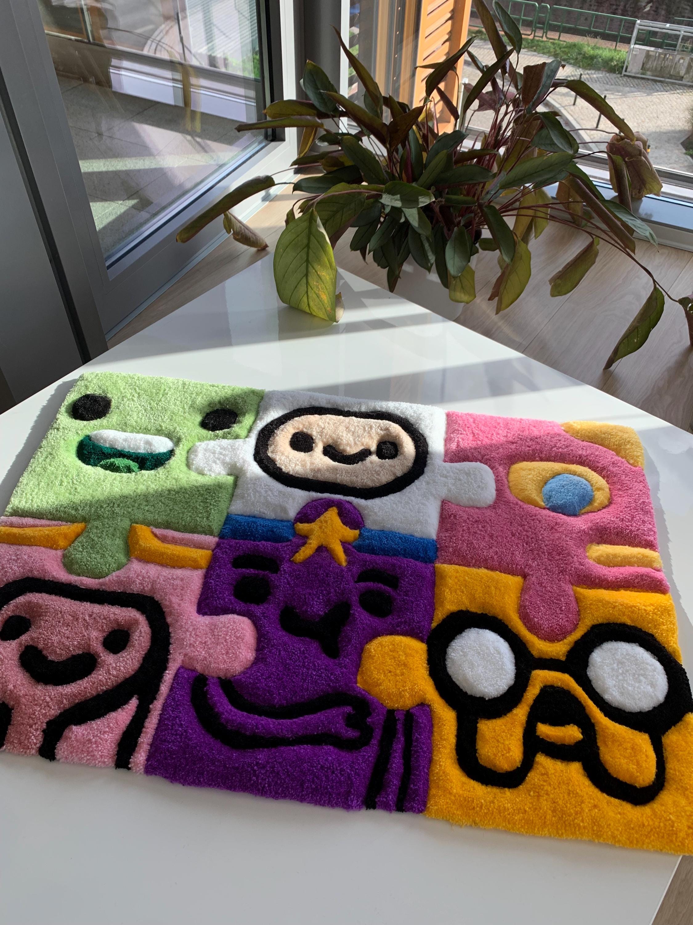パズルハンドメイドカスタムラグ - Etsy 日本