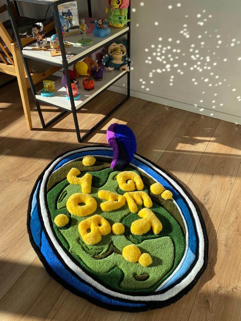 cartoon rug tufted fluffy 3d carpet gift bedroom decor image 3
