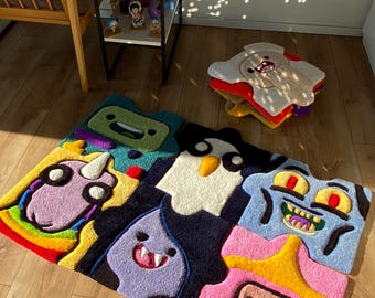 手作りのタフティングパズル3Dラグ、ユニークなホームデコレーション