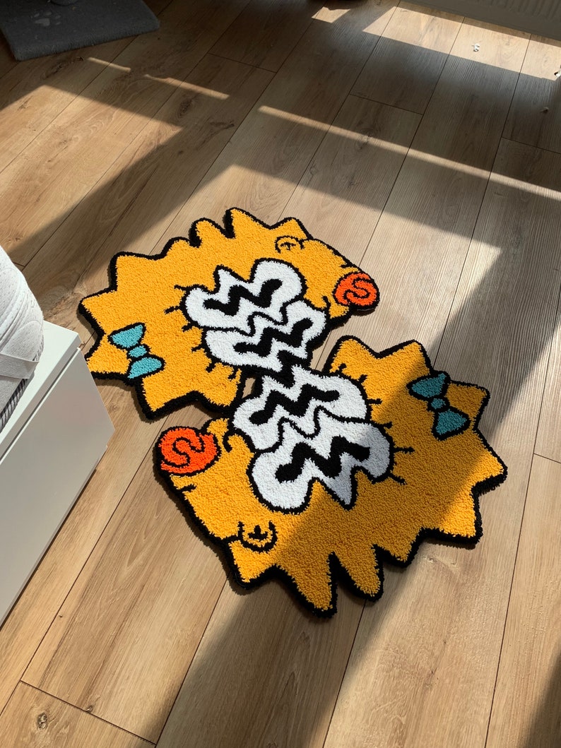 Handmade tufted custom rug lsd Etsy