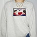 Three Spiderman Inspired 'I love you guys' 'Thank you' Embroidered Crewneck 