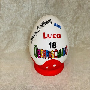 Personalized Ü egg 16, 20 and 30 cm surprise egg