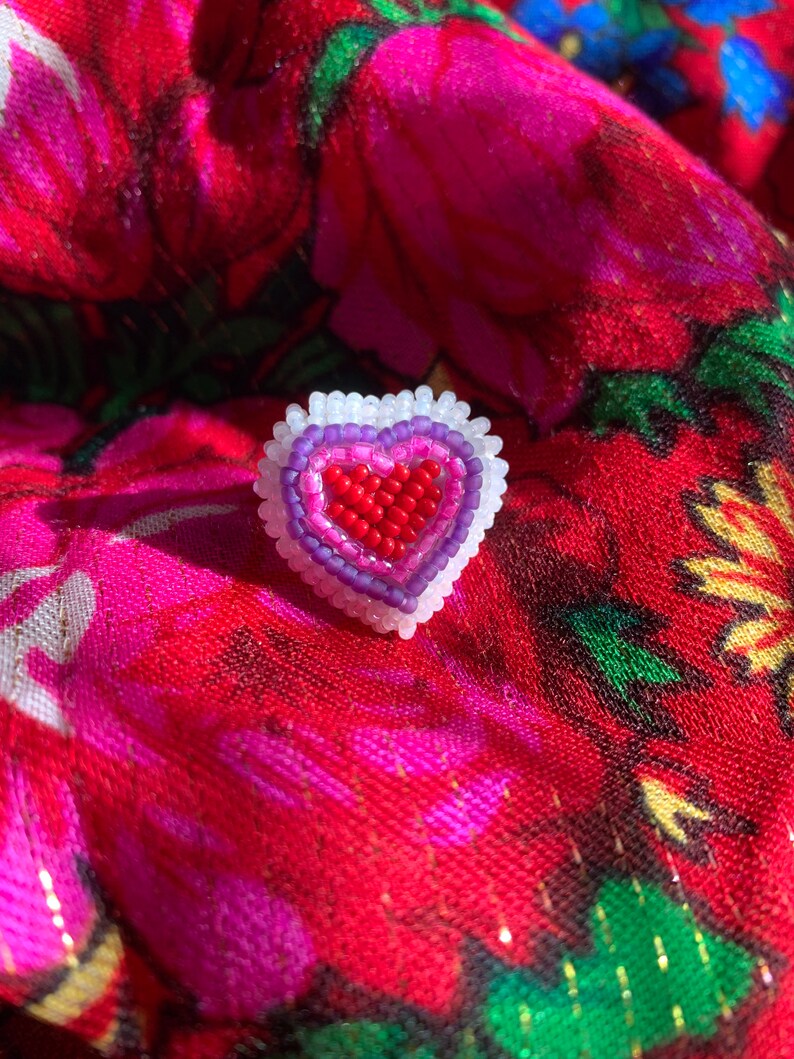 Beaded Sweetheart Ring