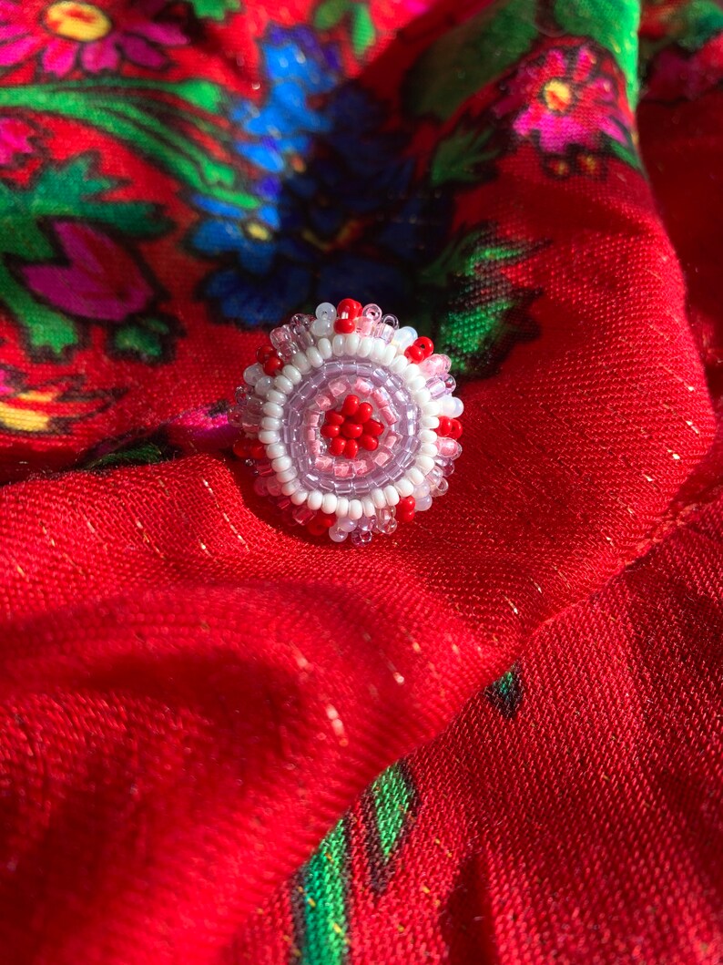 Beaded Sweetheart Ring