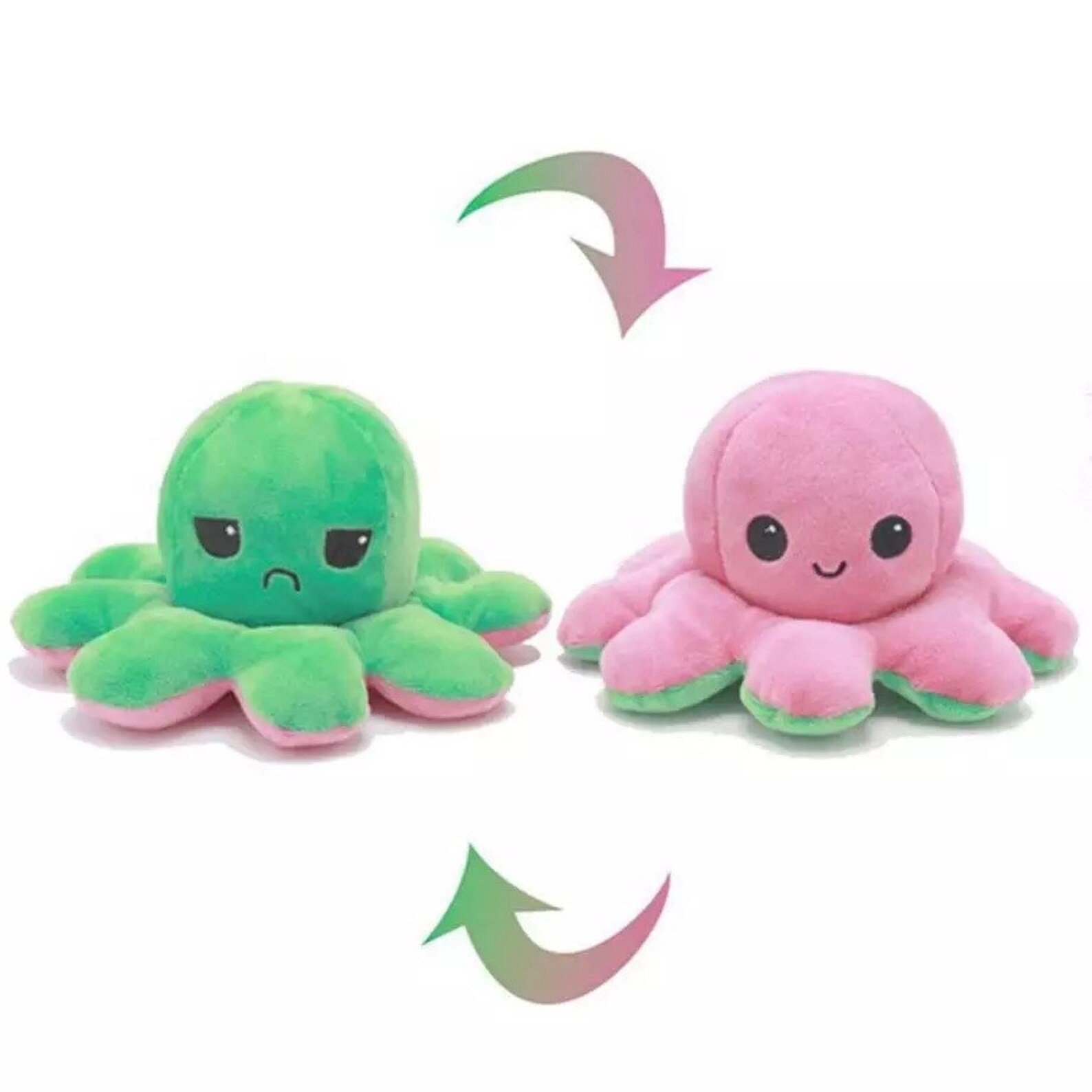 Kawaii Octopus Reversable Plush Toy | Etsy