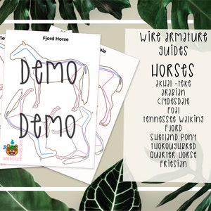 Felting Armature Guide - Horses