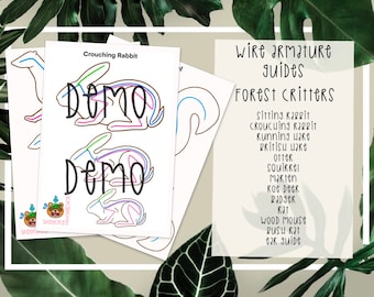Felting Armature Guide - Forest Critters