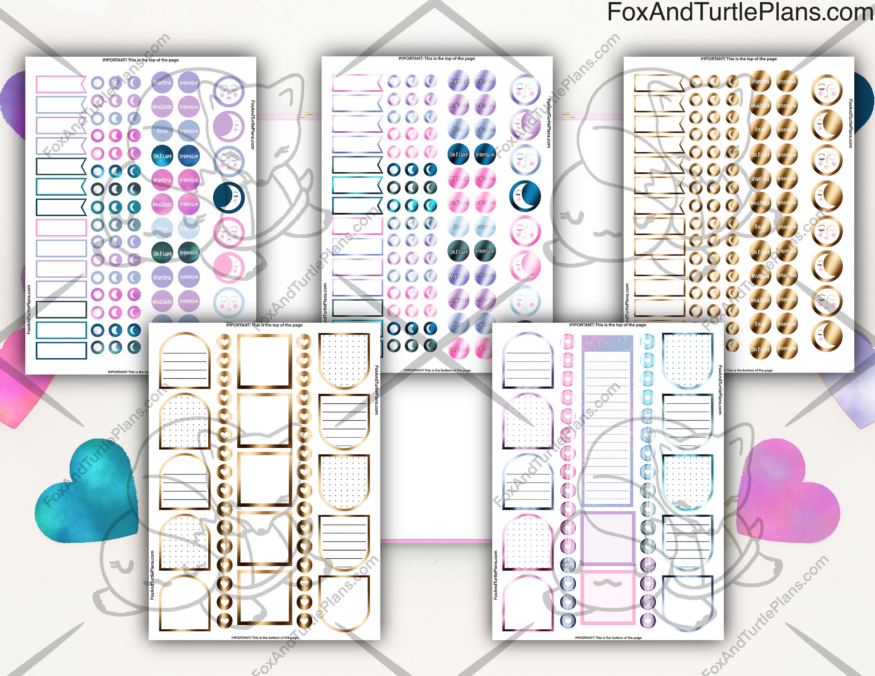 Printable Happy Planner Stickers Classic Sticker Book - Etsy
