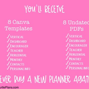 Printable Happy Planner Refills Classic Size Planner Refills Canva ...