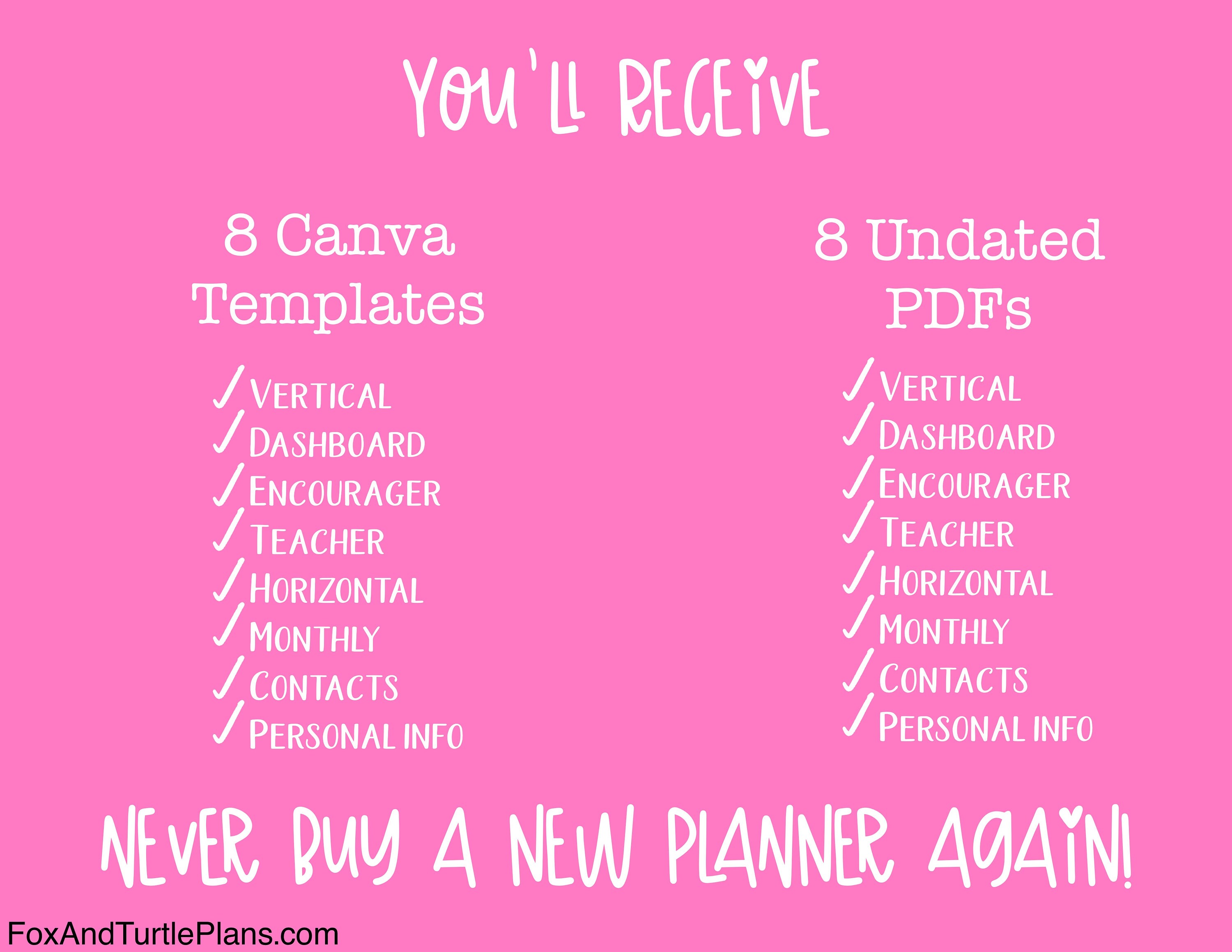 Printable Happy Planner Refills Classic Size Planner Refills Etsy