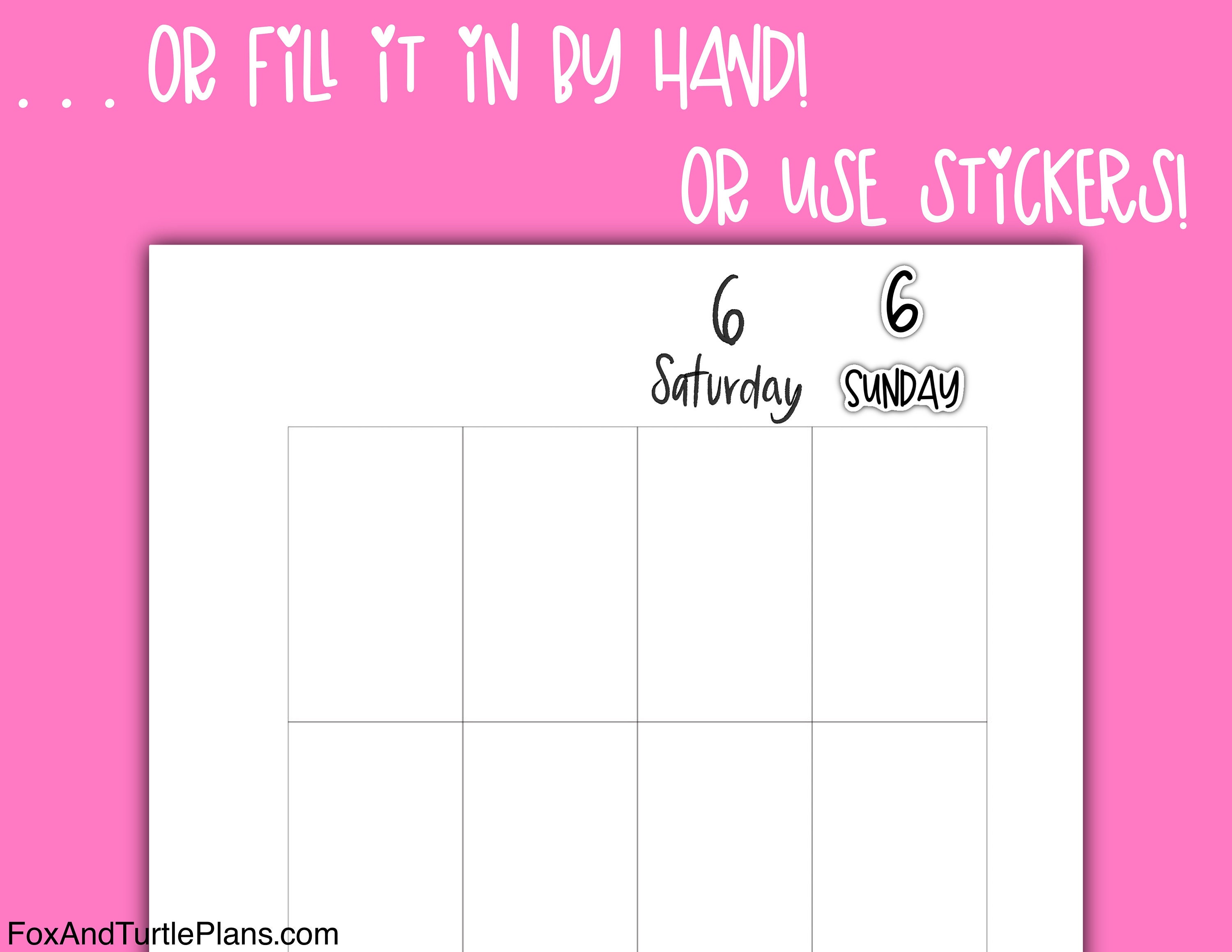 Printable Happy Planner Refills Classic Size Planner Refills Canva Printable Happy Planner Refills Classic Size Planner Refills Canva
