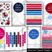 Printable Happy Planner Stickers Classic Decor Kit Navy - Etsy