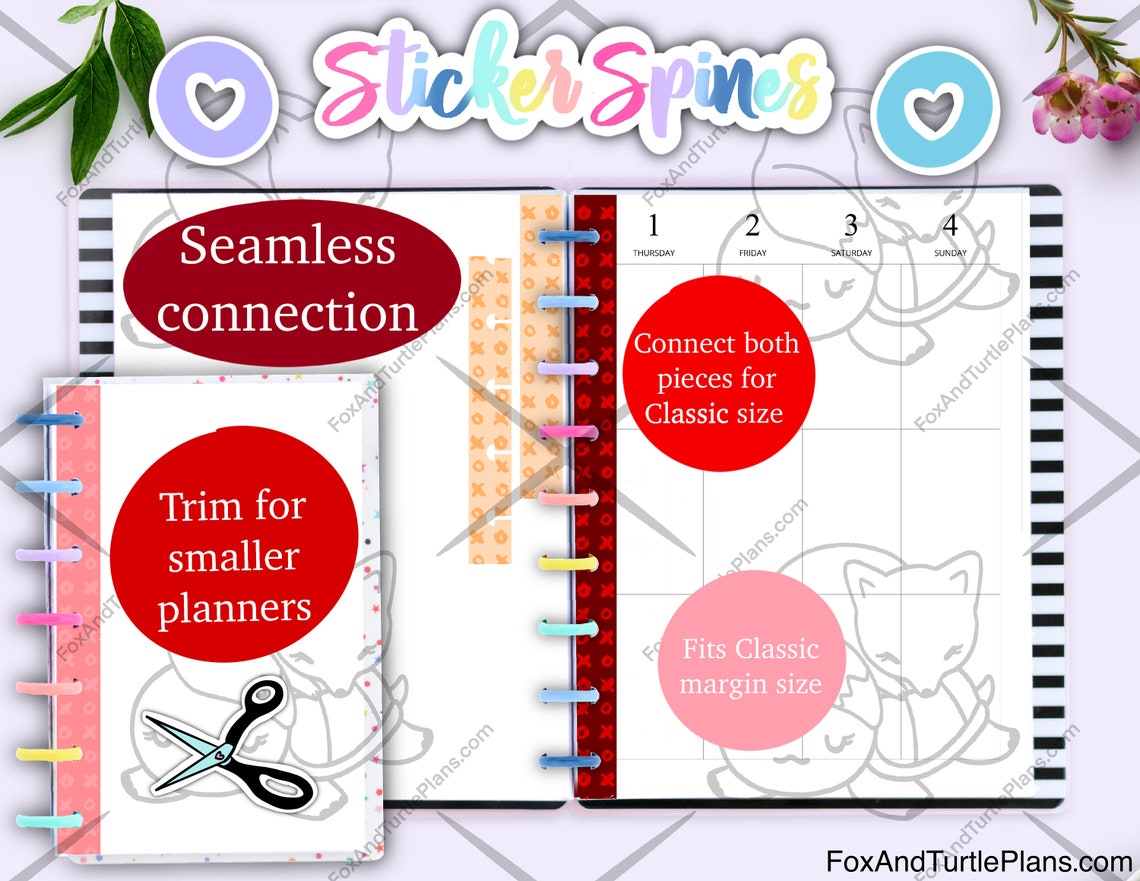 Printable Happy Planner Stickers Classic Decor Kit - Etsy