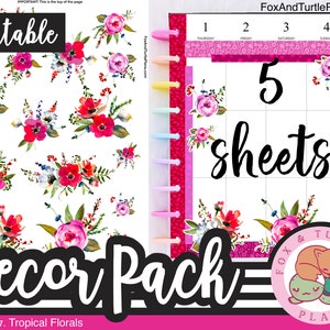 Printable Happy Planner Stickers Classic Decor Kit | Etsy
