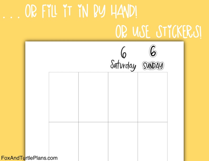 Printable Happy Planner Refills Mini Size Planner Refills Canva & PDF