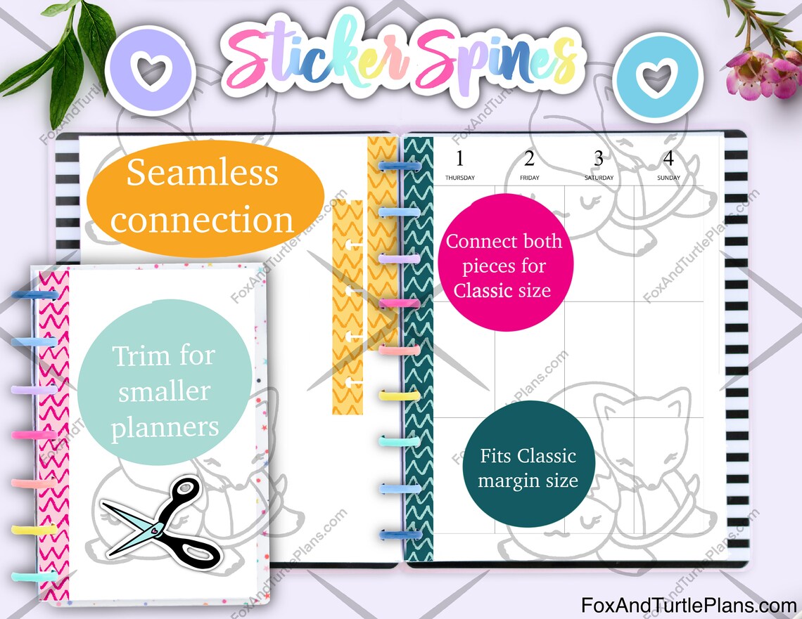 Printable Happy Planner Stickers Classic Decor Kit - Etsy