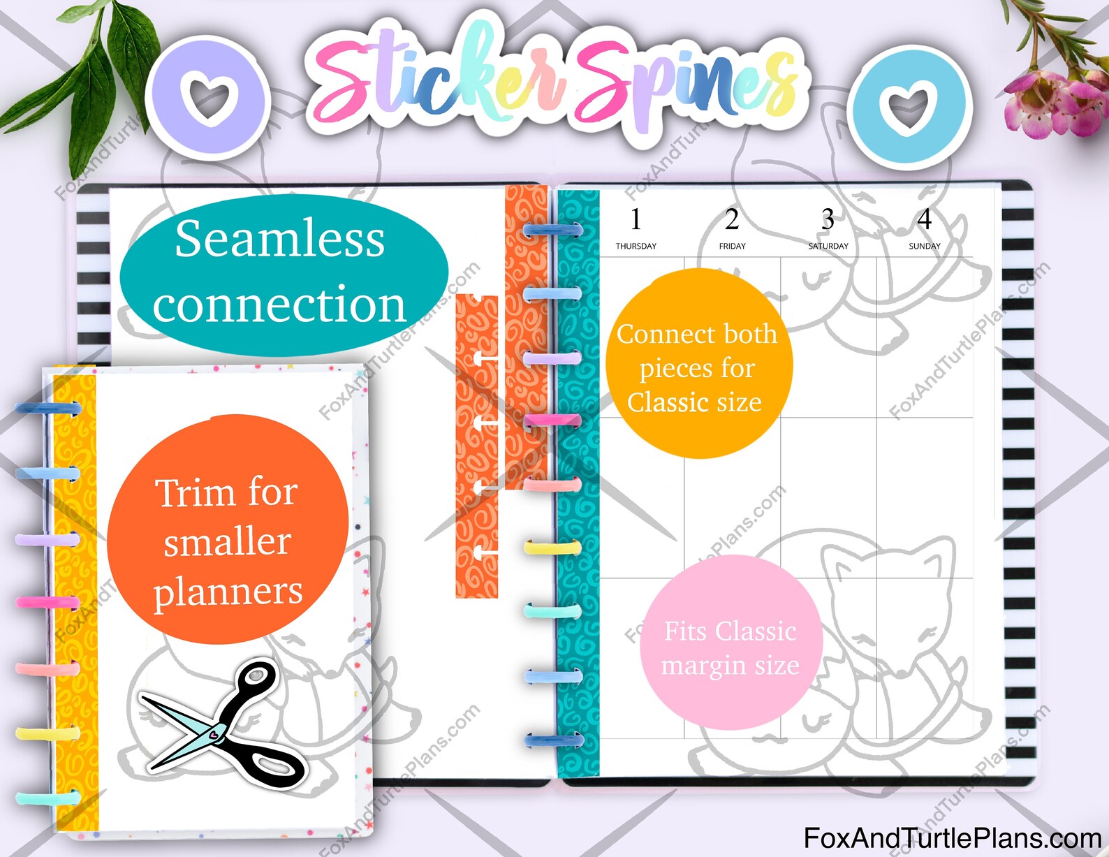 Printable Happy Planner Stickers Classic Decor Kit Spa - Etsy