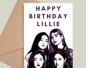 ブルピングリーティングカードリサ BLACKPINK BIRTHDAY GREETING - 