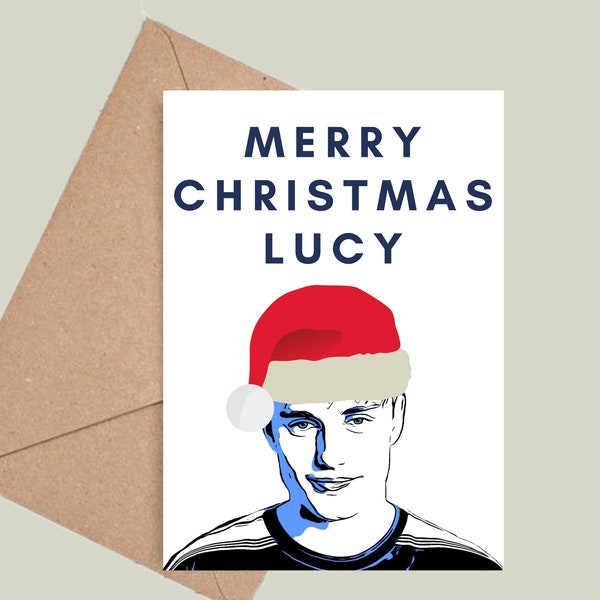 Personalised Sam Fender Christmas Card! Hypersonic Missiles, Dead Boys, Seventeen Going Under! Multiple Colours Available!