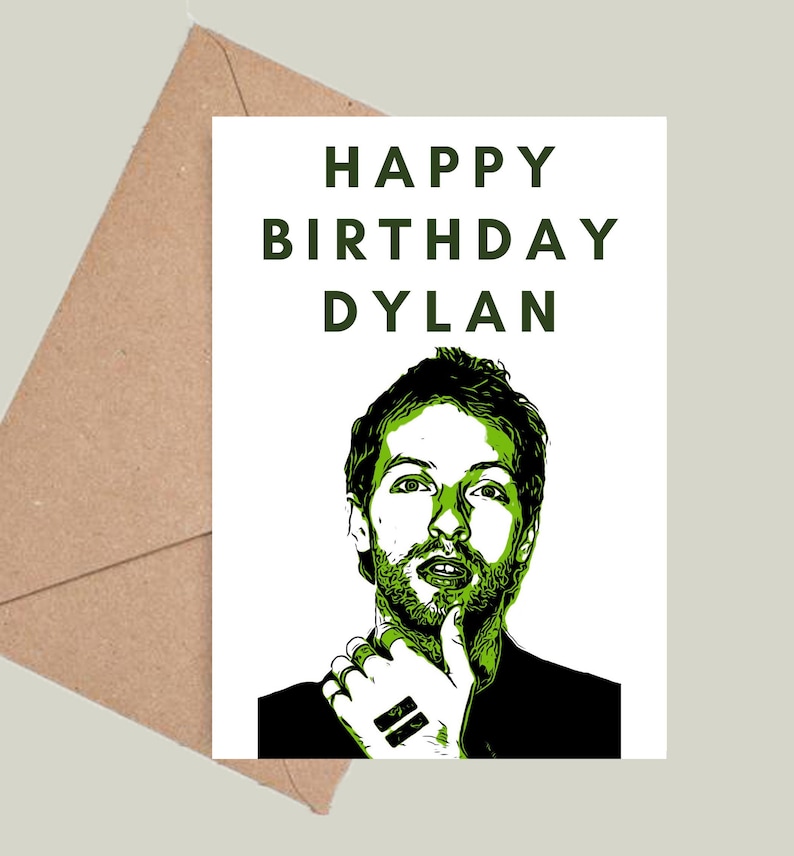 Personalised Coldplay Birthday Card! Chris Martin, Yellow, Fix You ...