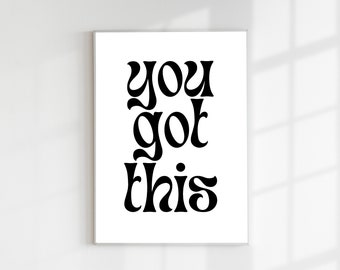 Sie haben diese druckbare Zitat Wandkunst! Lounge, Schlafzimmer, Büro, Funky, Einfach, Ästhetisch, Trendy, Minimal, Spaß, Digitales Poster, Drucke