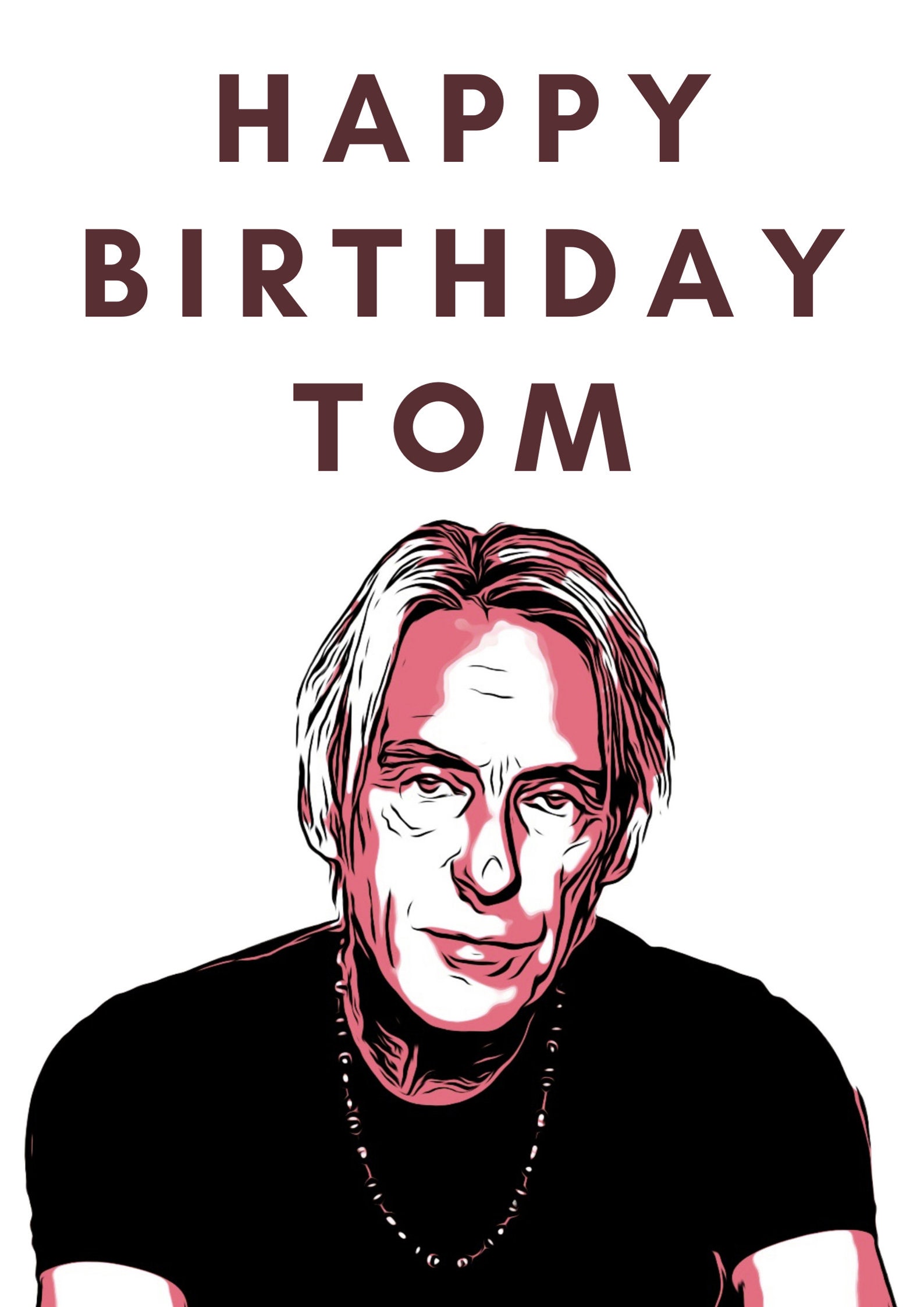 Paul Weller Personalised Happy Birthday Card Multiple Colours - Etsy UK