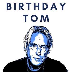 Paul Weller Personalised Happy Birthday Card Multiple Colours - Etsy