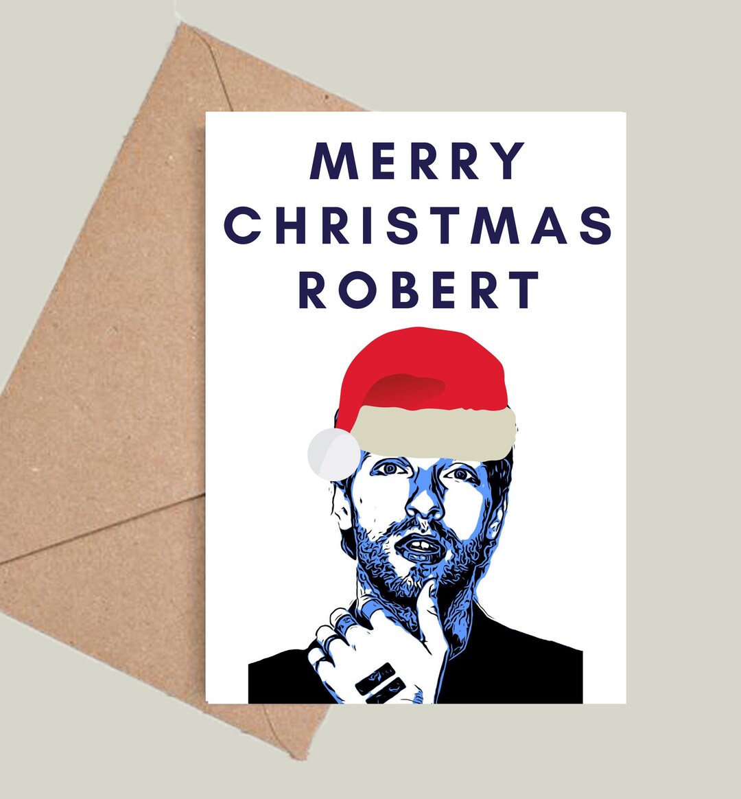 Personalised Coldplay Christmas Card Chris Martin, Yellow, Fix You