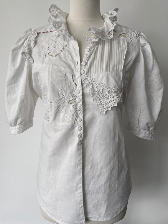 Vintage 80s Costumes Combination 4 Parts Julius Lang Dirndl Costume Dress Skirt Blouse 40Meter