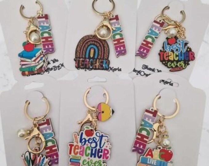 Teacher Keyrings