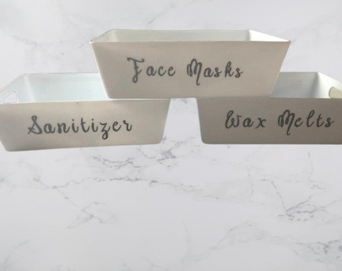Personalised storage boxes