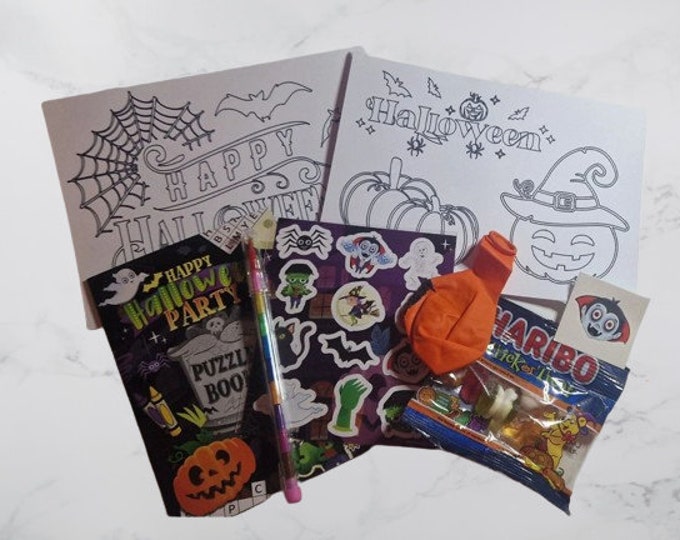 Halloween Activity Packs, Trick or Treat, Halloween Party
