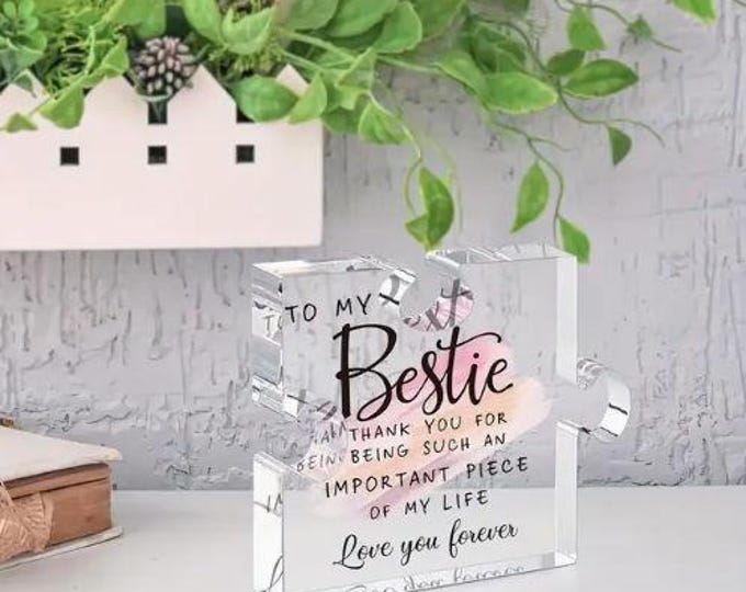 Bestie Acrylic Signs