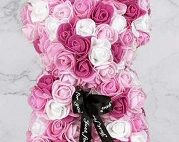 Artificial Rose Teddy Bears