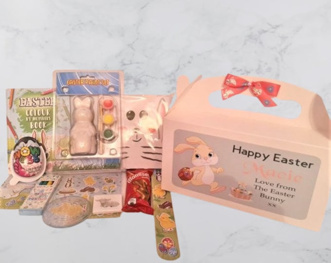 Personalised Easter Boxes with Easter Gifts and Chocolate