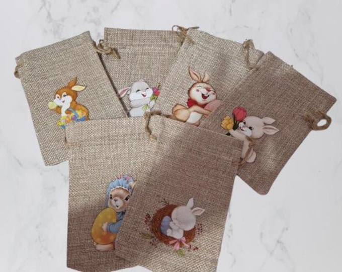 Personalised Small Easter Sacks