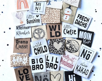 Web Label Patches - Statement Patches for Beanies